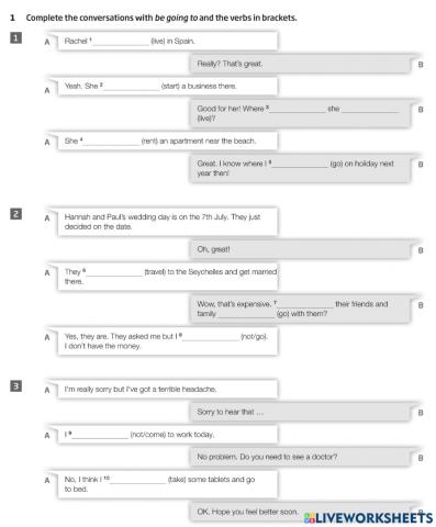 A2.4 9B Grammar: Be going to