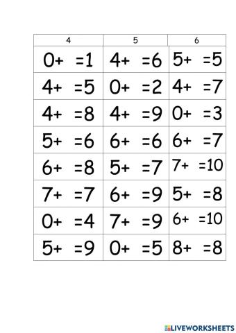 Maths missing number problems