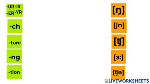 -ch, -ture, -ng, er +sound