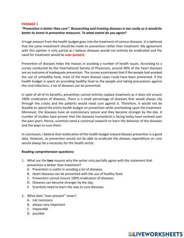 TRS6 - Biology (2) - Disease essay - 1