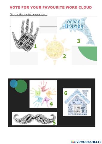 Word clouds competition