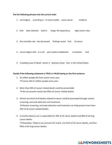 TRS6 - Biology (2) - Number comprehension