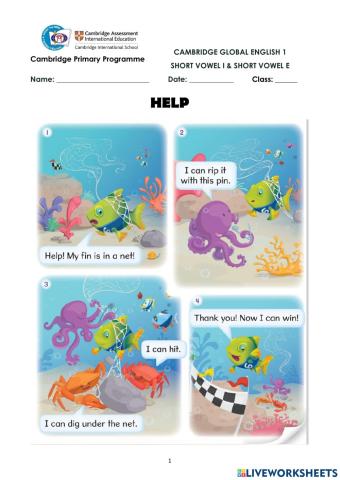 Practice reading phonics story 2