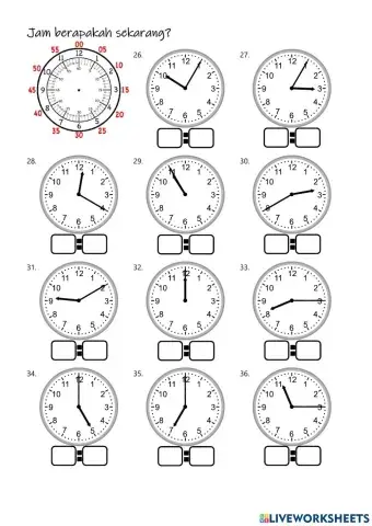 Latihan Membaca Jam-3