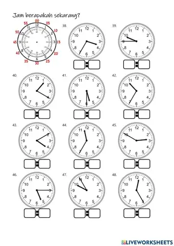 Latihan Membaca Jam-4