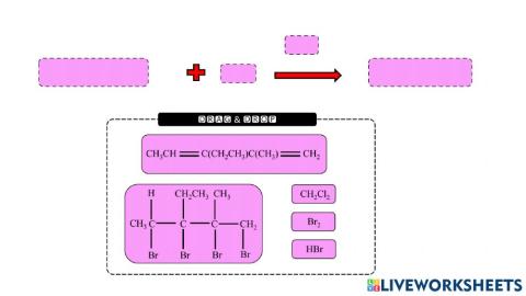 Addition reaction alkenes 2