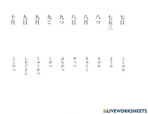 数字の漢字３