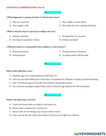 Listening Marathon-part II