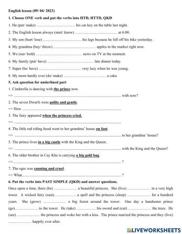 5C - Present Perfect