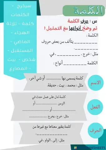 الكلمة