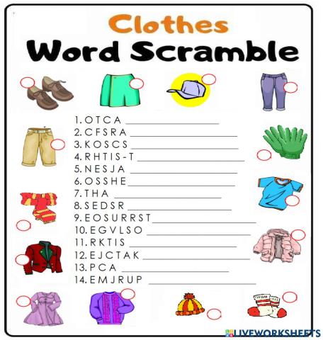 Clothes scramble