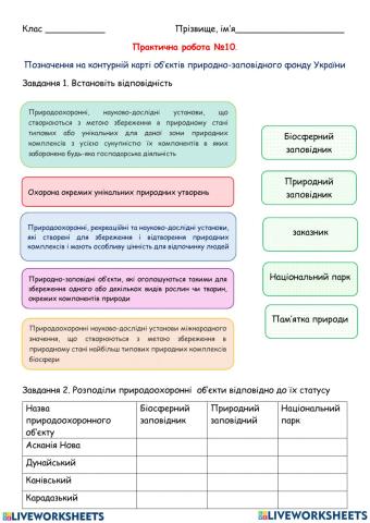 8 клас. Практична робота №10