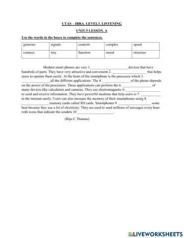 U5 LA Voc All mobiles