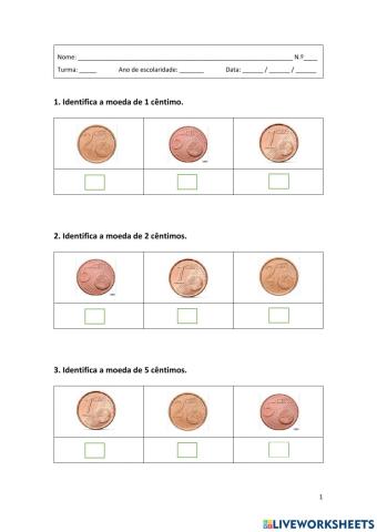 Identificação de dinheiro