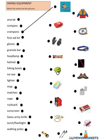Hiking equipment