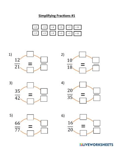 Simplifying Fractions