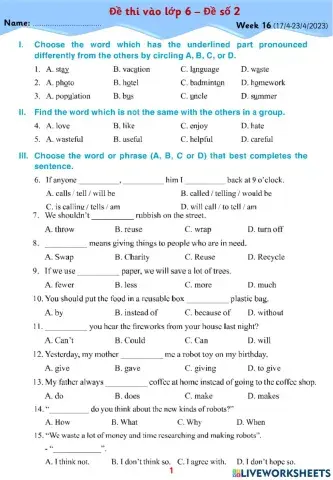 Đề thi vào 6-no 2