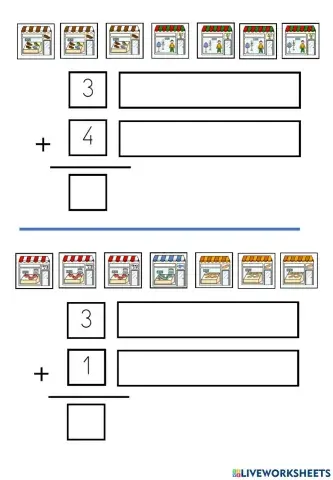 Sumas de las tiendas