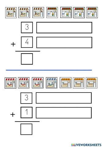 Sumas de las tiendas
