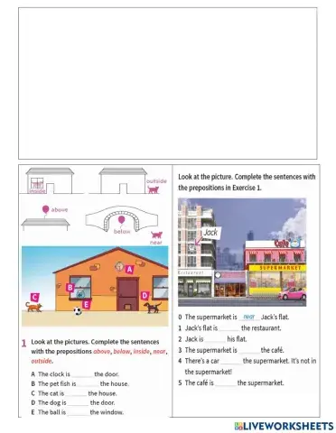 Prepare A1 NUS u13 Prepositions of place