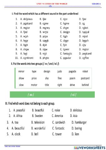 Practice Test Unit 9( p2)