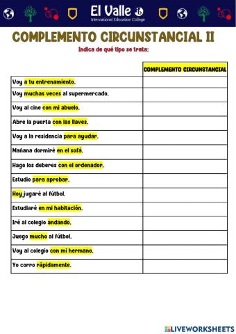 COMPLEMENTO CIRCUNSTANCIAL II