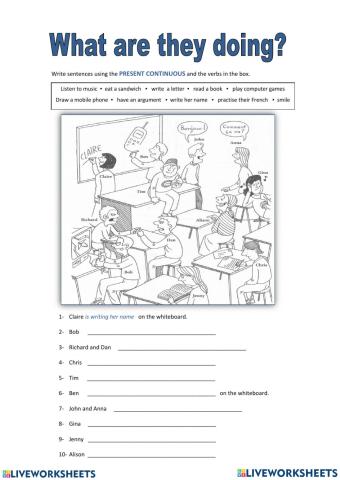 What are they doing?