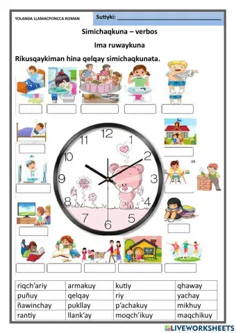 Verbos en quechua