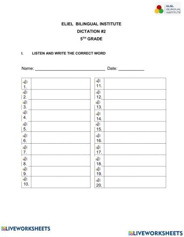 DICTATION 2 FUN WITH FRIENDS