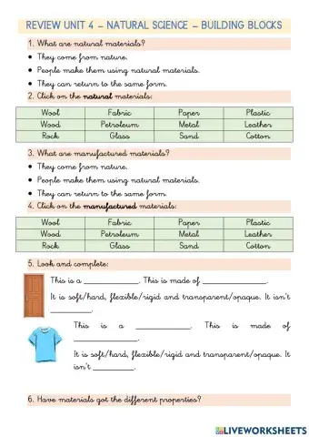 Unit 4 Teacher Inma y Rocío