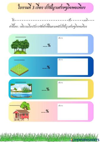 เศรษฐศาสตร์(เศรษฐกิจพอเพียง)