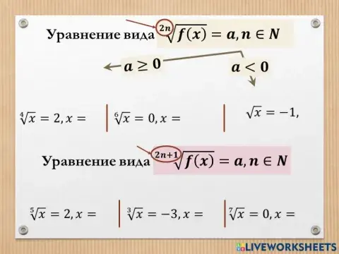 Решение иррациональных уравнений