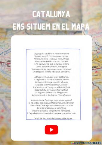 CATALUNYA - ENS SITUEM EN EL MAPA