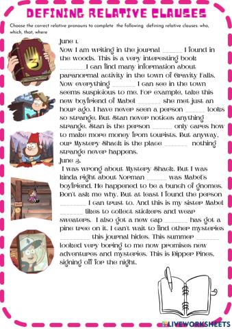 Defining Relative Clauses