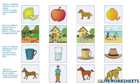 Speaking - odd one out 4