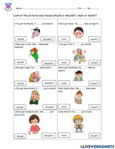 Should-Shouldn't-Must-Musn't