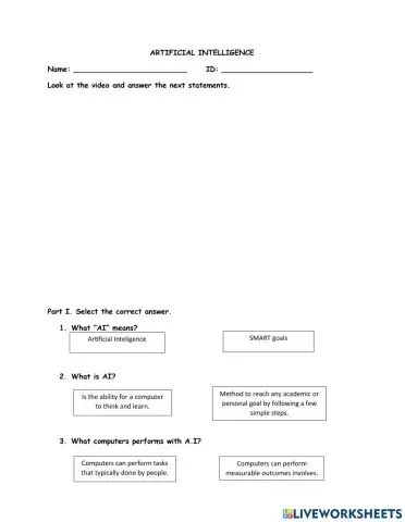 Artificial Intelligence