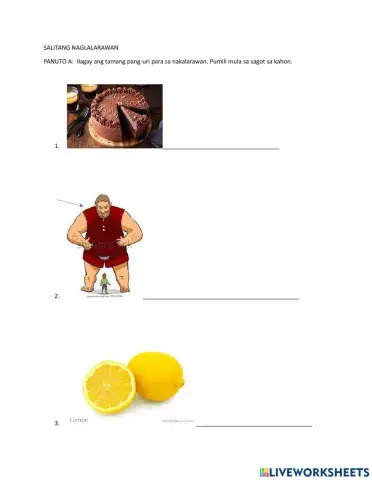 Saitang Naglalarawan