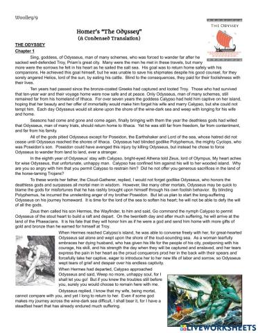 Chapter 1 Odyssey