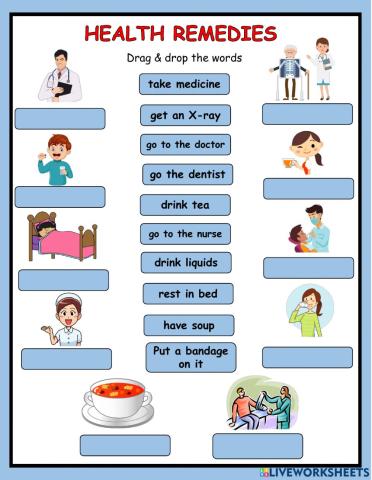 Health Remedies Drag & Drop