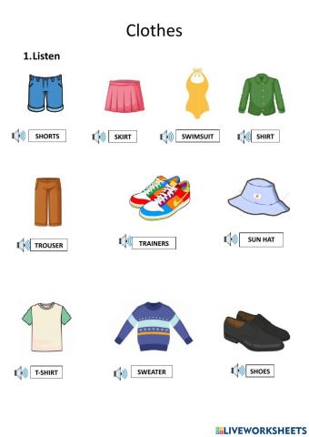 Clothes-vocabulary