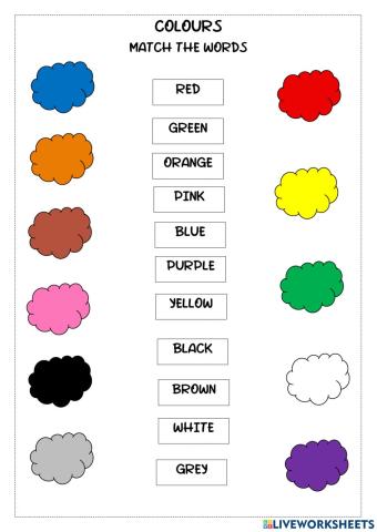 Colours match the words