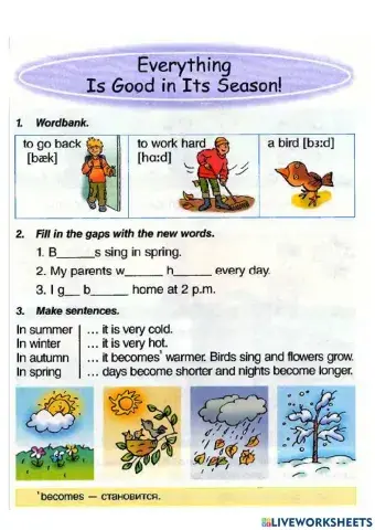 Everything is good in its season