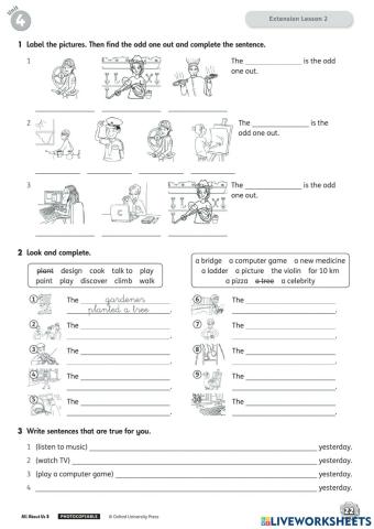 5º UNIT 4 EXTENSION