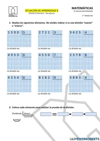 Situación de Aprendizaje 8 - 3ºEP - MATE