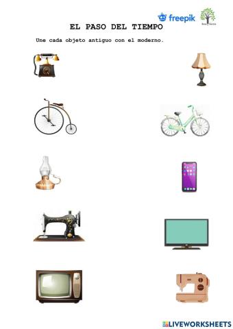 Objetos viejos y nuevos