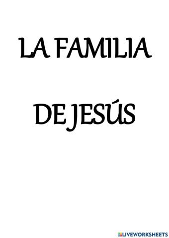 La familia de jesús