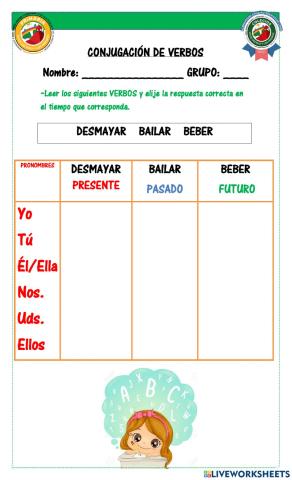 Conjugación de verbos 3