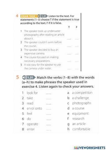 Underwater photography