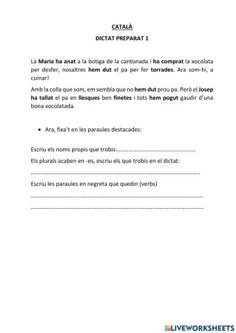 Dictat Verb haver-plurals-Noms propis